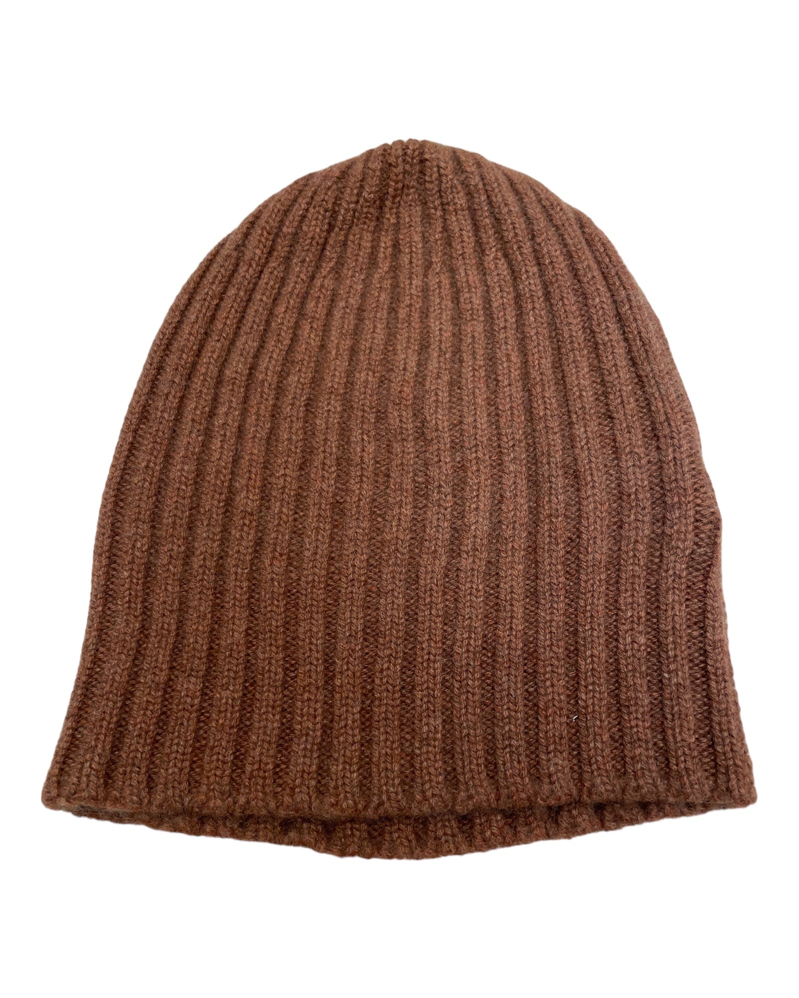RIBBED CASHMERE TOQUE TOQUEHazelnut