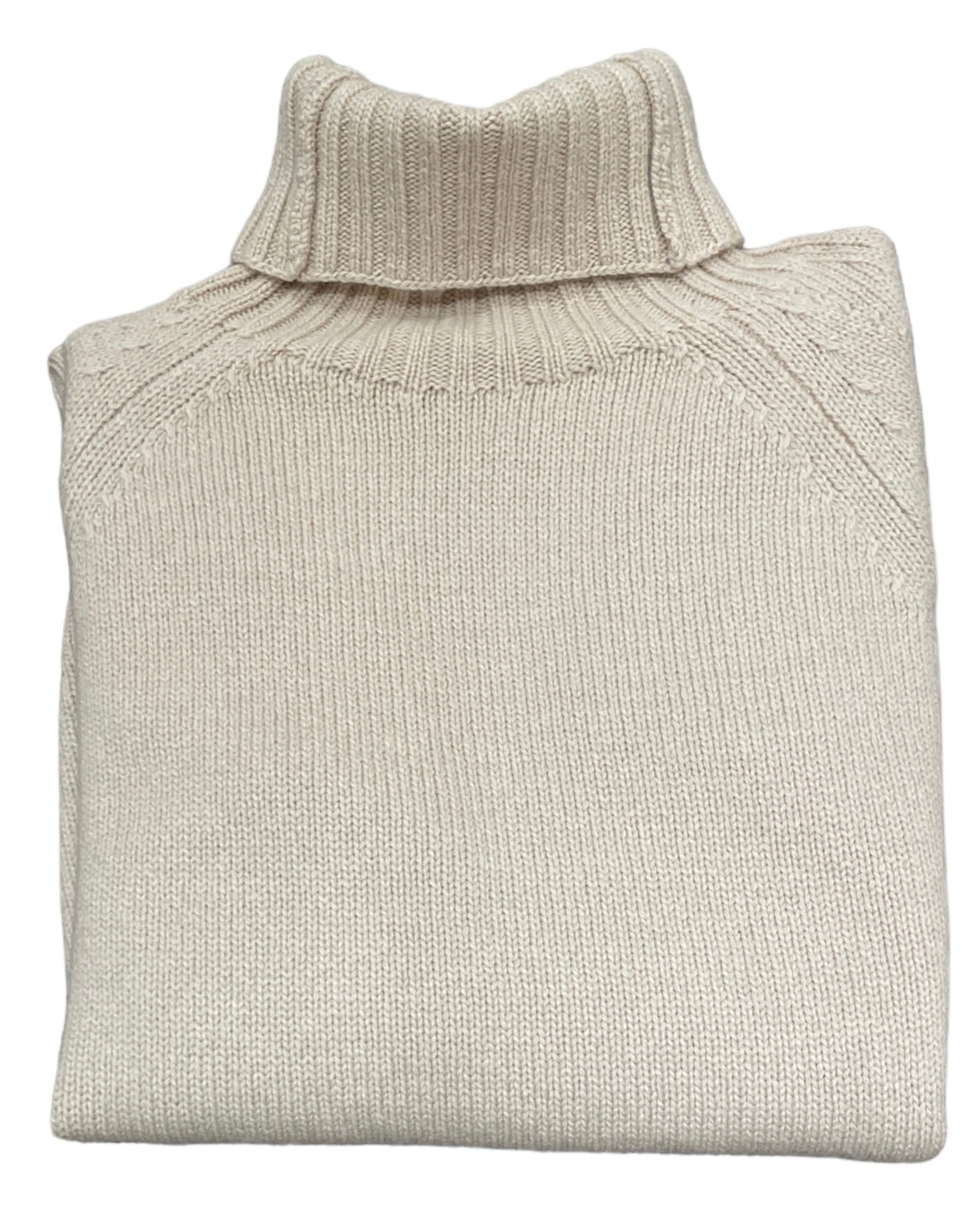Roll Neck Cashmere Sweater WOMEN COATS38ALMOND
