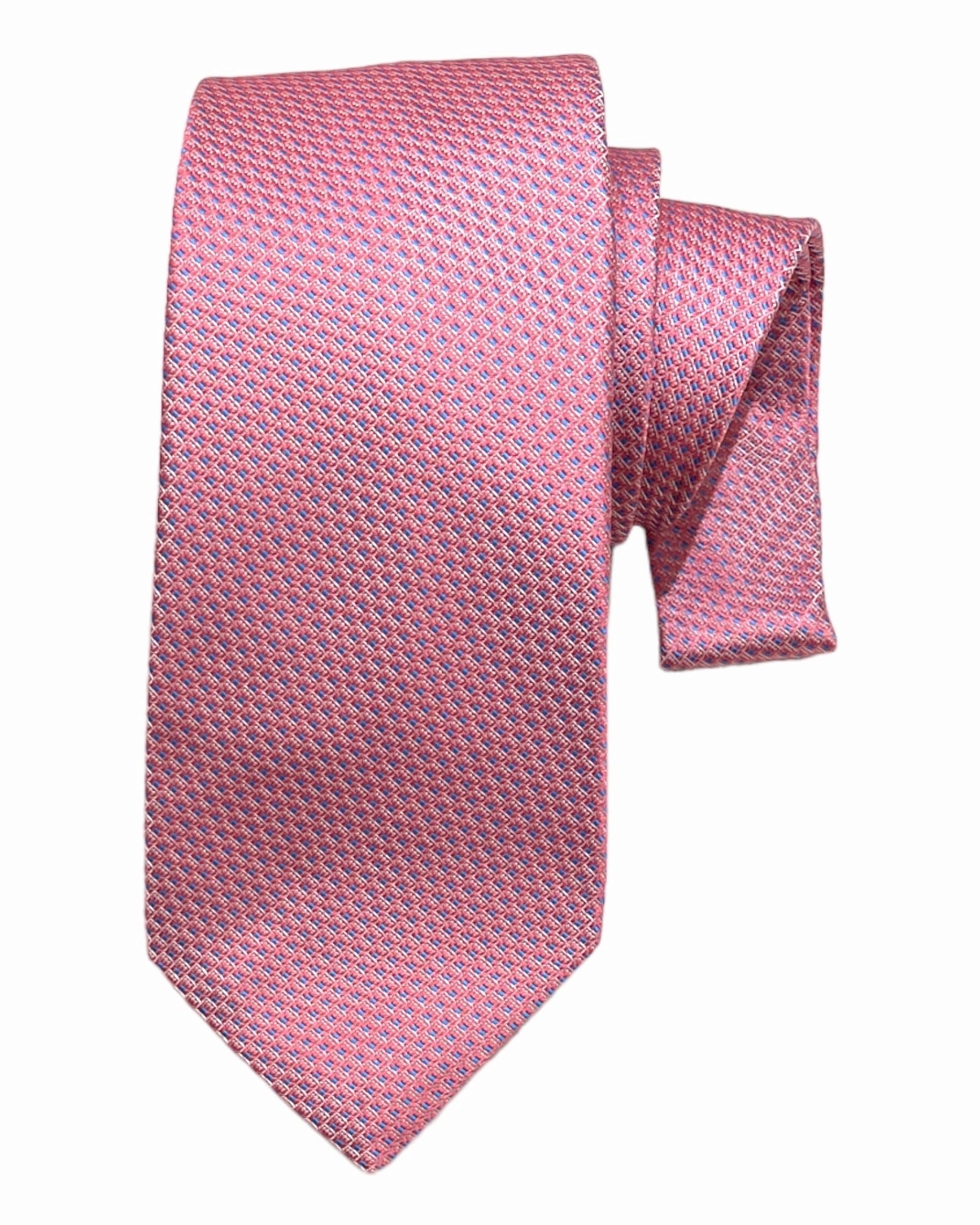 Seven-Fold Dotted Silk Ties TIESPink