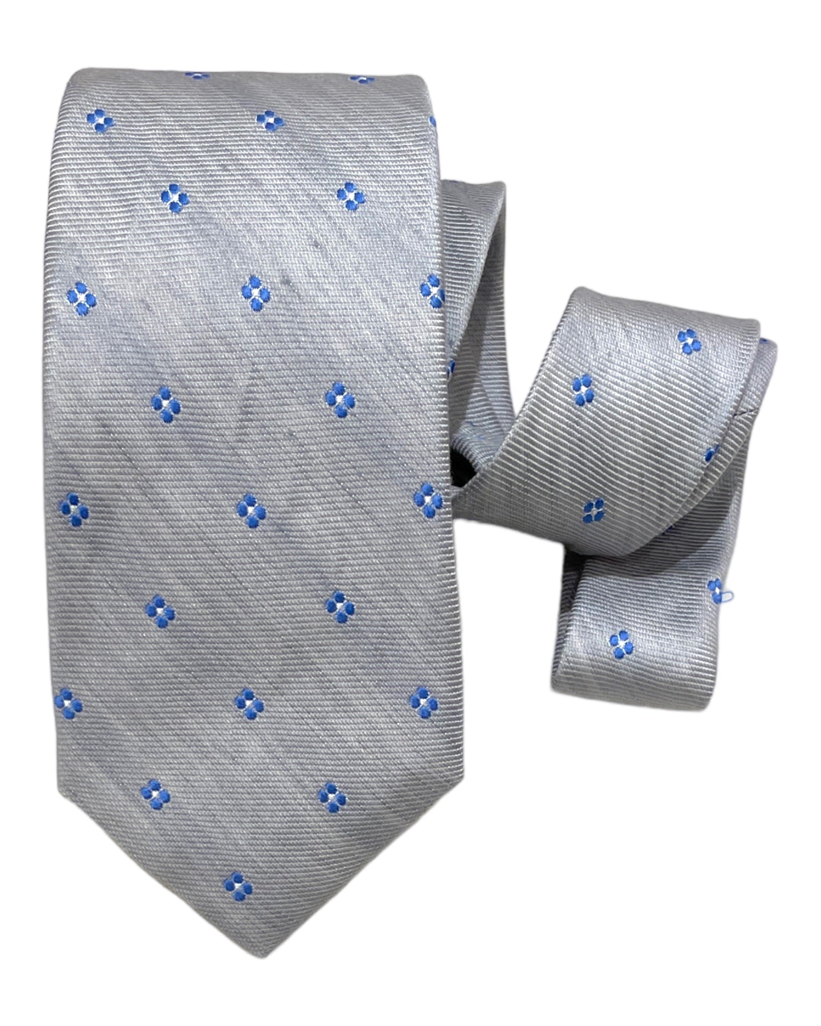 Seven-Fold Silk & Linen Ties-1 TIESGrey