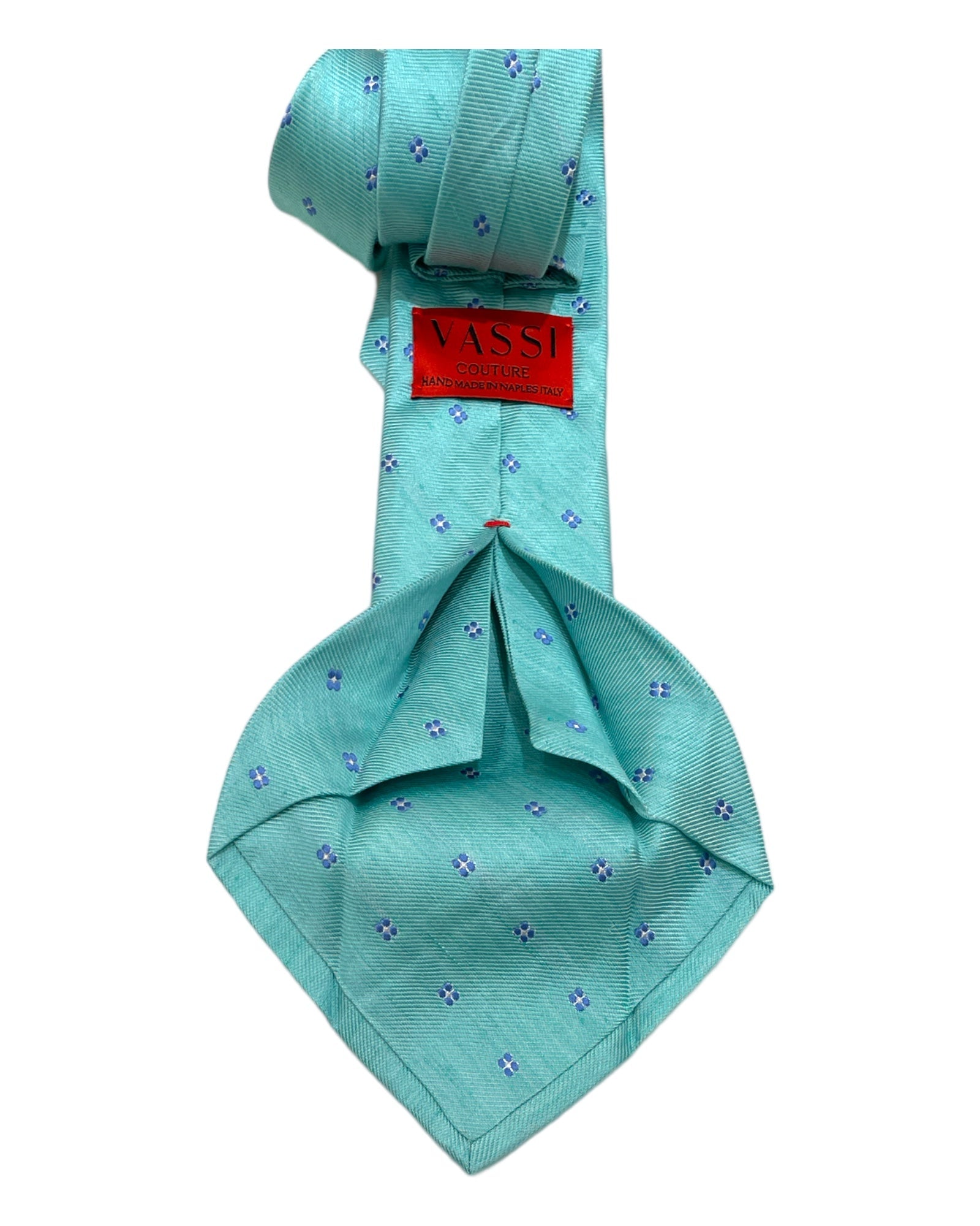 Seven-Fold Silk &amp; Linen Ties-1 TIESTurquoise