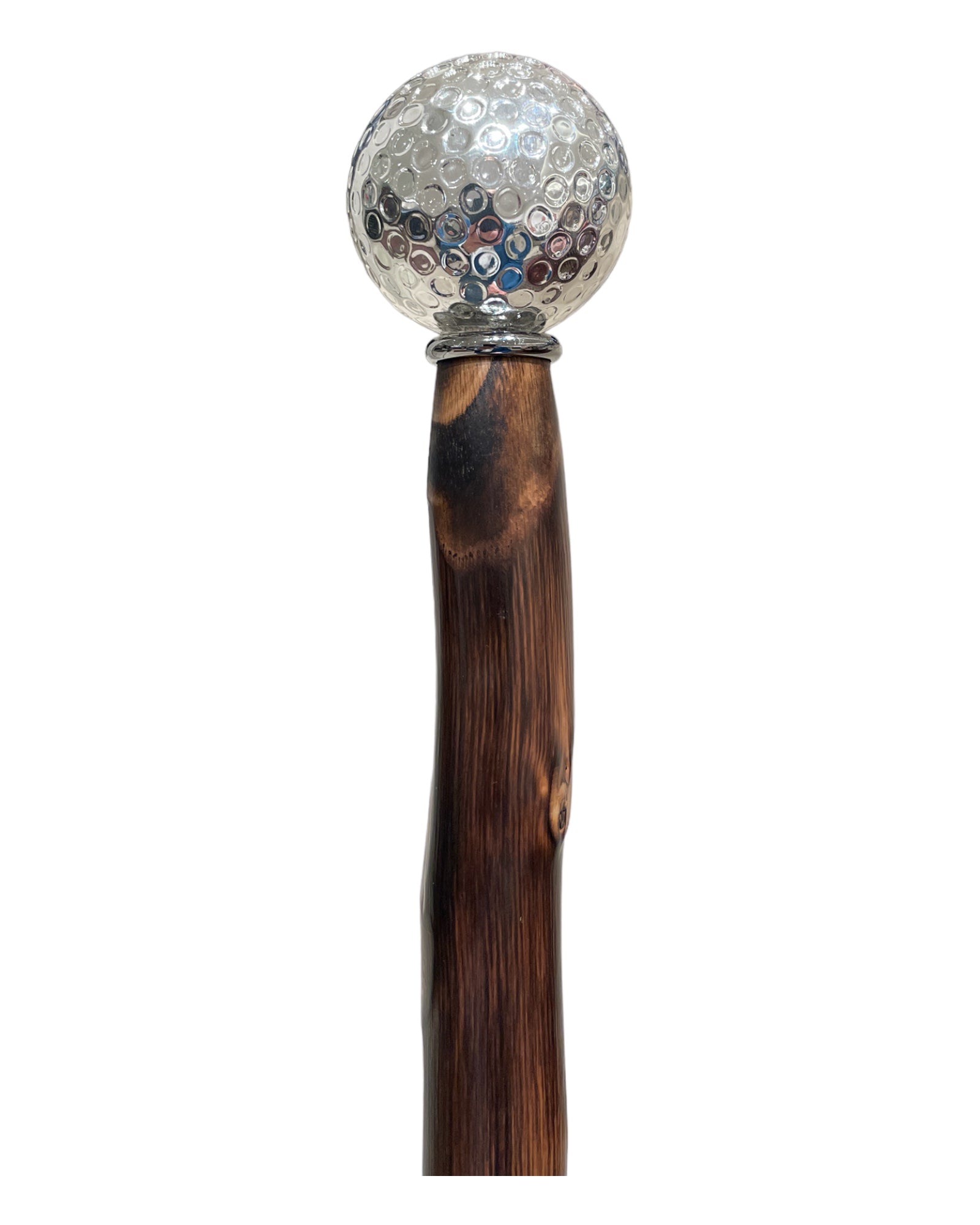Silver Golf Ball Long Shoehorn - Chestnut/Silver - VASSI