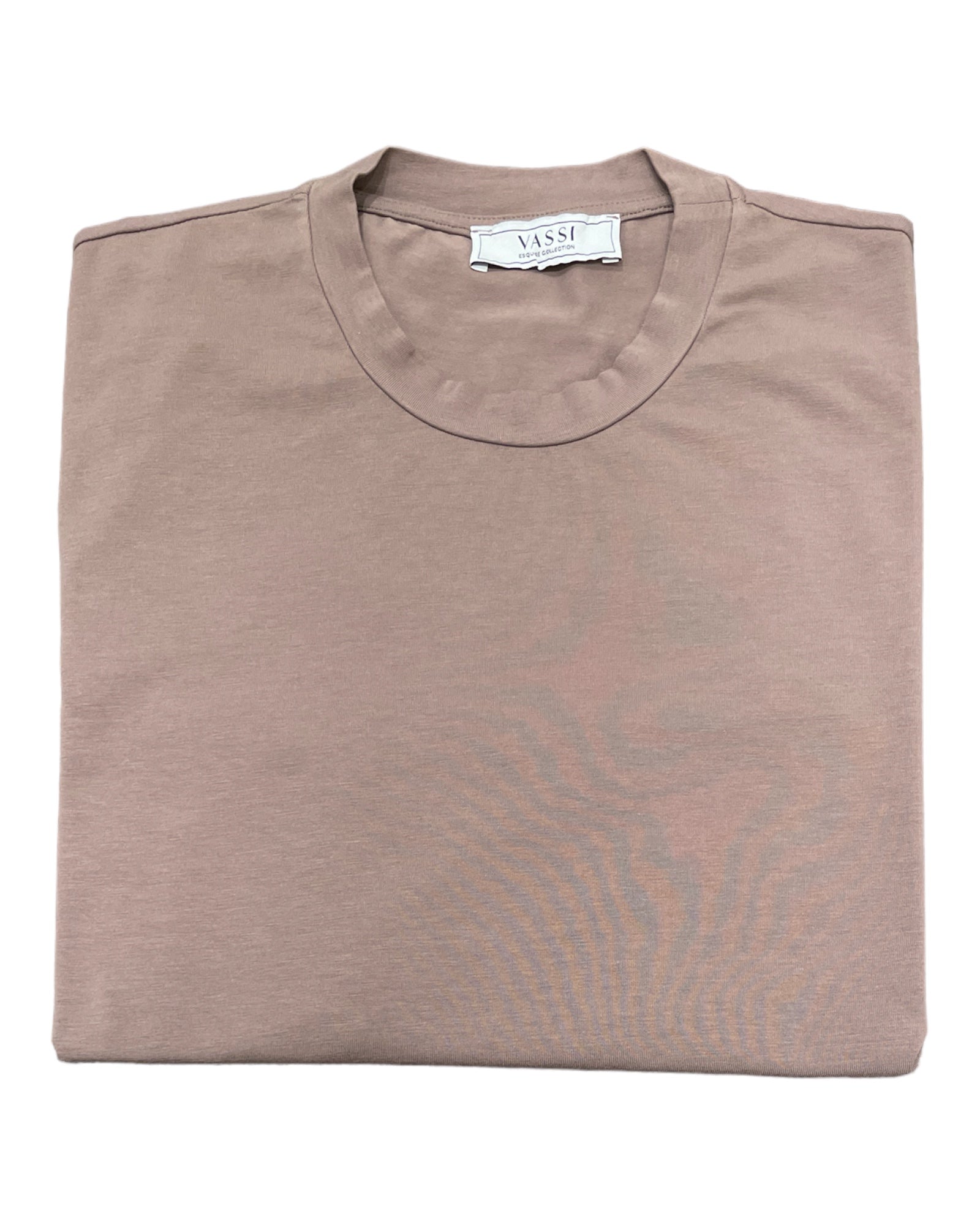 Stretch-Cotton Long Sleeve Crew-Neck T-Shirt - Camel SWEATERSM