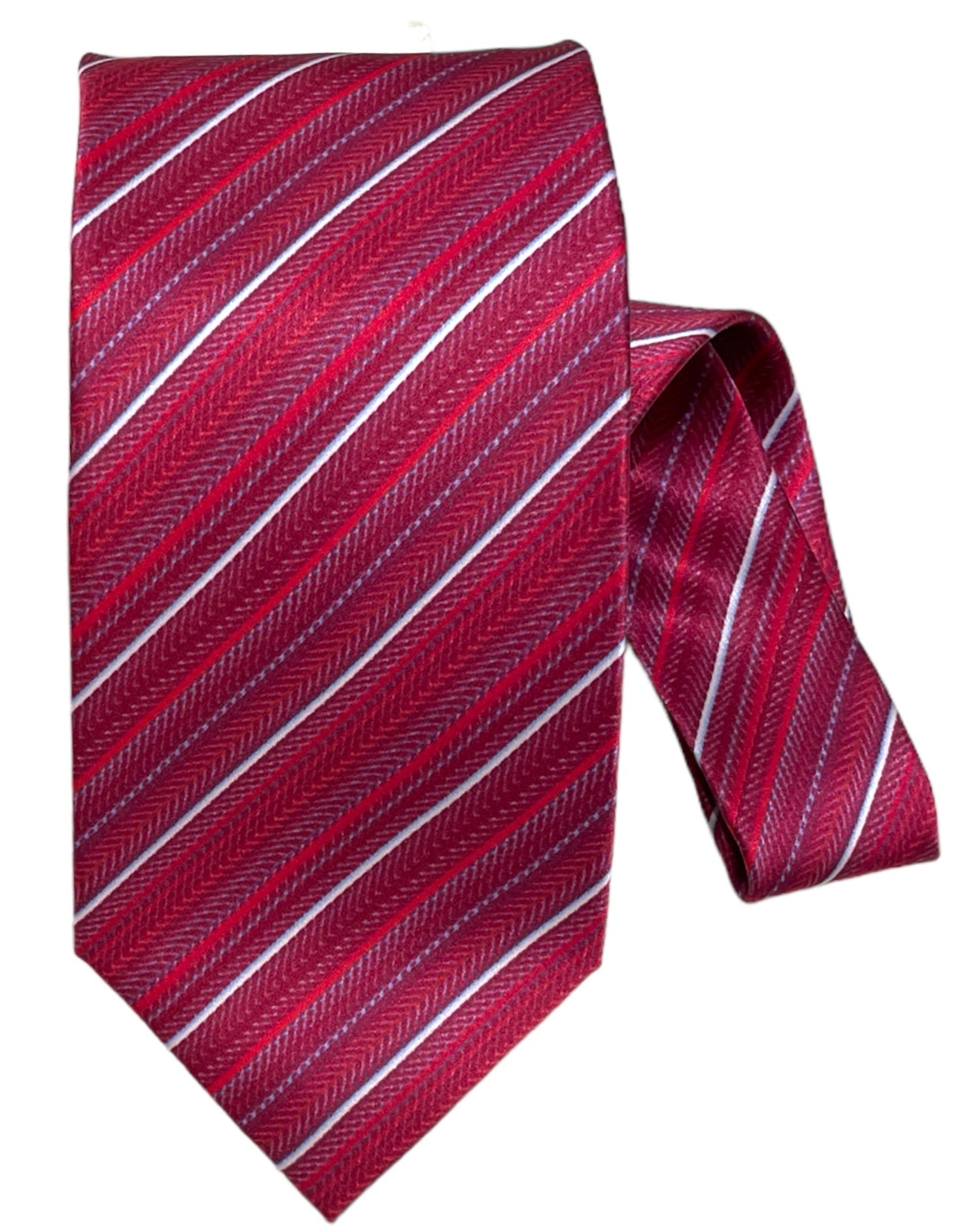 Stripe Pattern - Seven-Fold Silk Ties 2 TIESRed