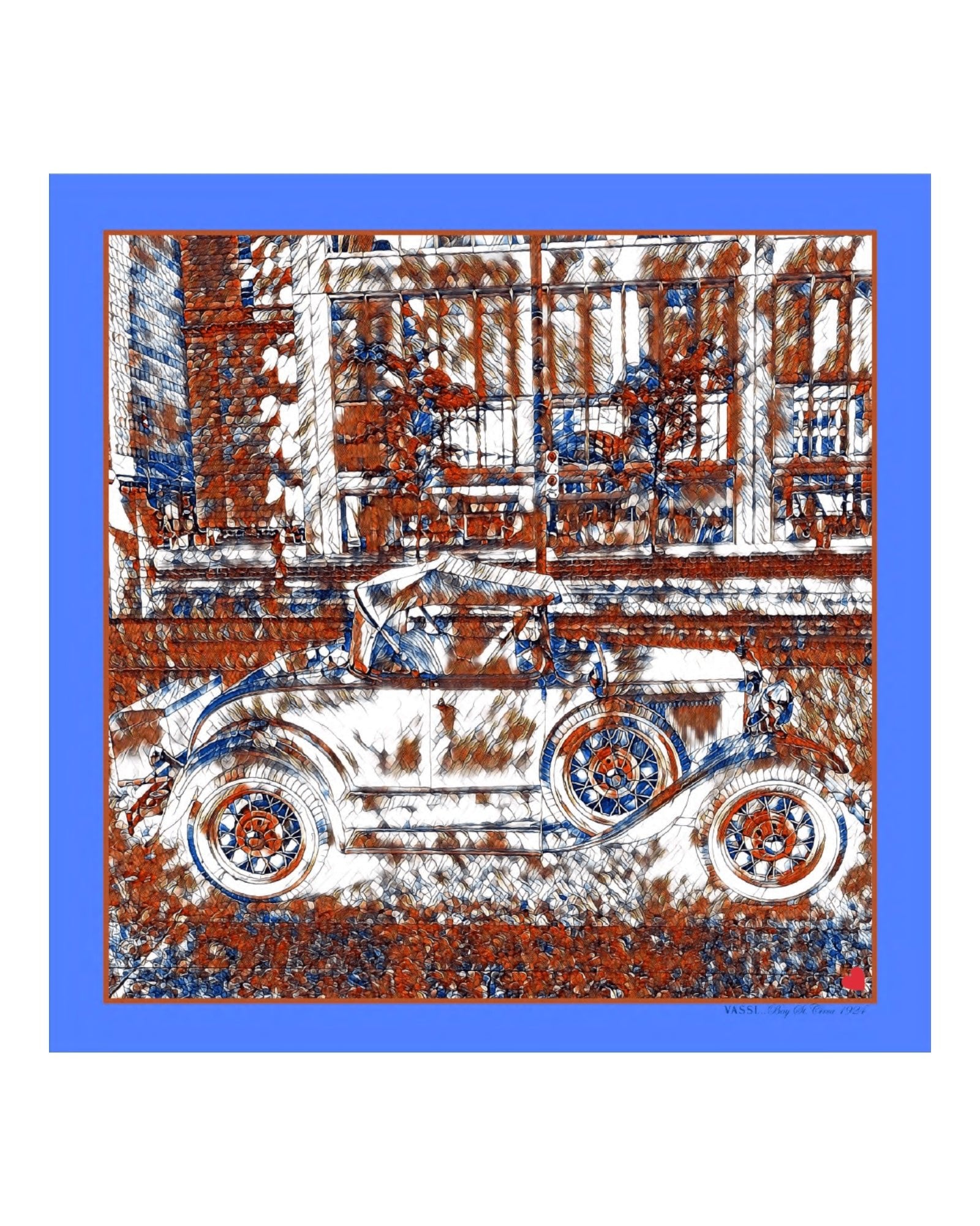 Toronto, Bay St. circa 1924 - #2 Pocket Square