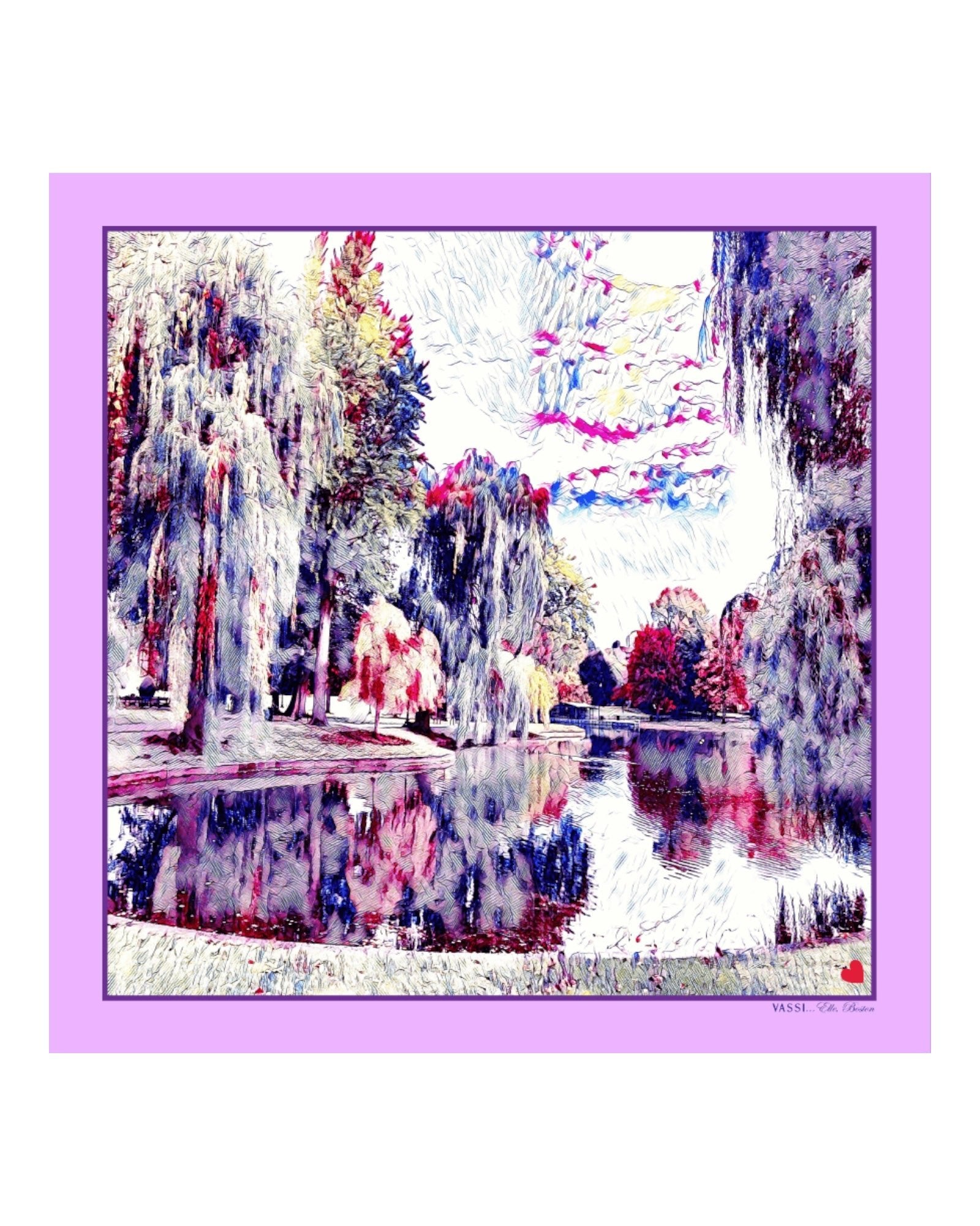 Weeping Willows, Boston Public Garden - 