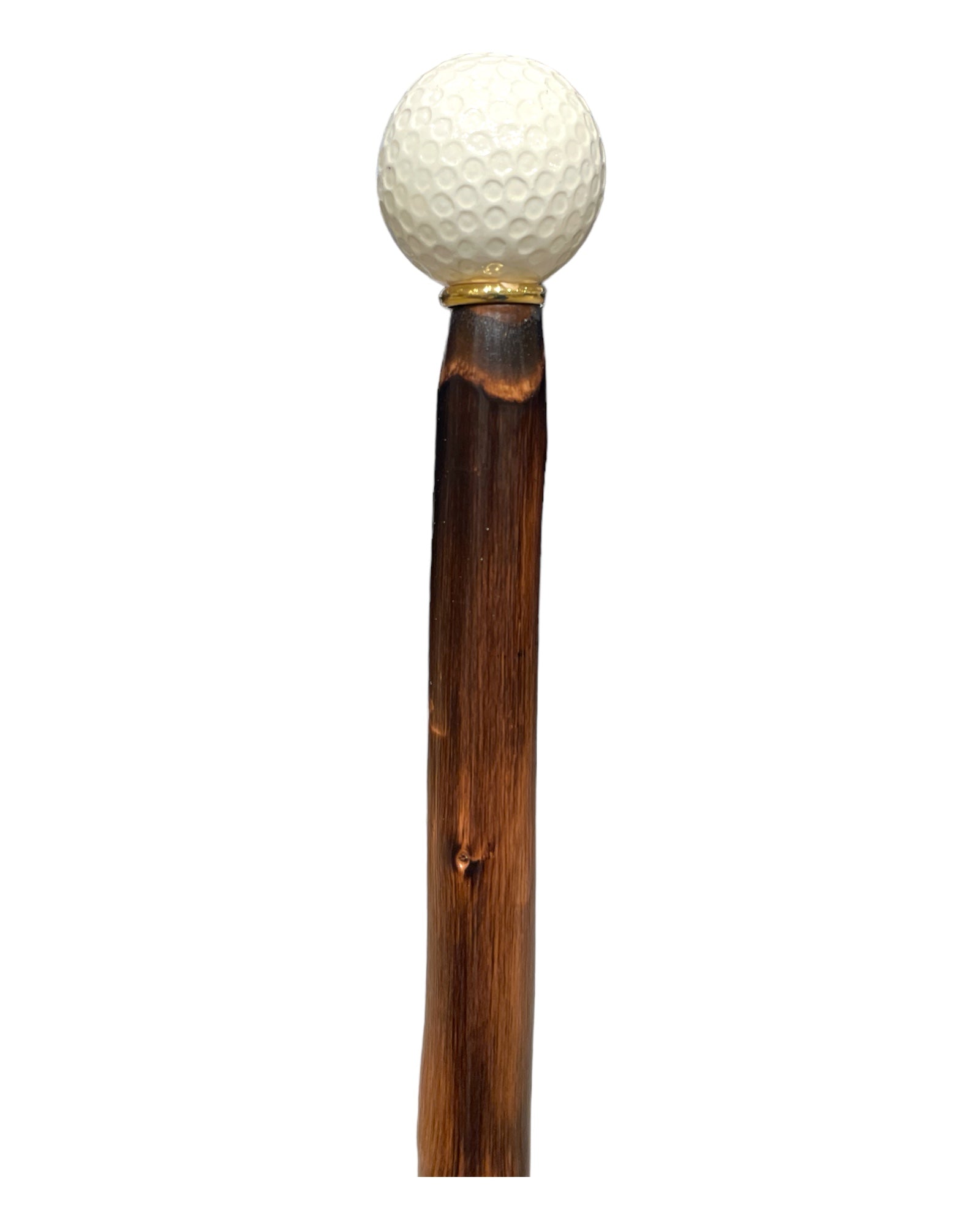 White Golf Ball Long Shoehorn - Chestnut - VASSI